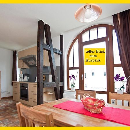 Ferienwohnung Auszeit Am Kurpark Bad Berka - Balkon - Ruhige Lage- Gratis Parkplatz & Wlan מראה חיצוני תמונה