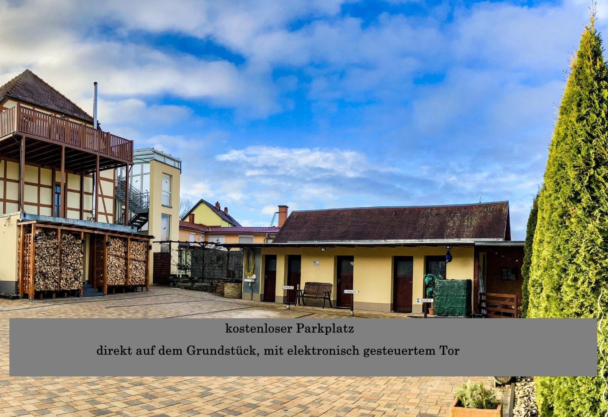 Ferienwohnung Auszeit Am Kurpark Bad Berka - Balkon - Ruhige Lage- Gratis Parkplatz & Wlan מראה חיצוני תמונה